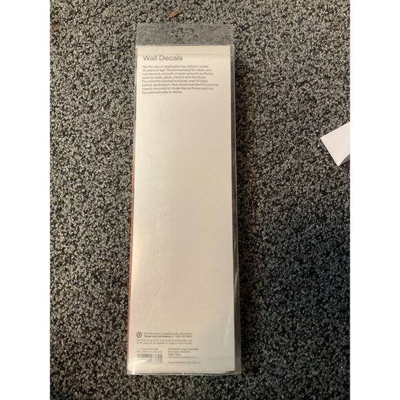 Room Essentials 80-Piece Orange Wall Decals With Chevron Pattern - Picture 3 of 3